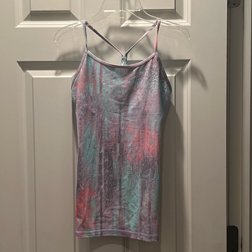 Ivivva Girl Blue Pink Tank Size 12